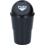 Dunlop - Car Trash Bin 400 Ml 10x17 Cm (Black) - (8711252253374_BLACK)