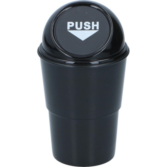 Dunlop - Car Trash Bin 400 Ml 10x17 Cm (Black) - (8711252253374_BLACK)
