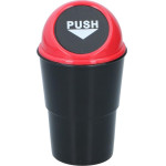 Dunlop - Car Trash Bin 400 Ml 10x17 Cm (Red / Black) - (8711252253374_RED)