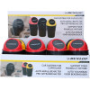 Dunlop - Car Trash Bin 400 Ml 10x17 Cm (Red / Black) - (8711252253374_RED)