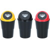 Dunlop - Car Trash Bin 400 Ml 10x17 Cm (Yellow / Black) - (8711252253374_YELLOW)
