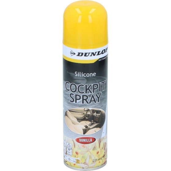 Dunlop - Dashboard Cleaning Spray 255 Ml (Vanilla) - (871125225505)