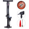 Dunlop - Floor Pump For bikes, balls, Mattresses With Pressure Gauge (Black) - (871125210233)