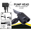 Dunlop - Floor Pump For bikes, balls, Mattresses With Pressure Gauge (Black) - (871125210233)