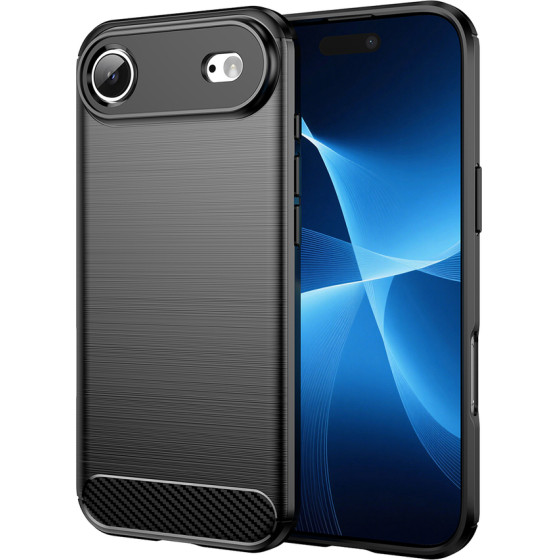 Hurtel Carbon Case For Iphone 17 Air - Black - (Carbon Case Black Iphone 17 Air)