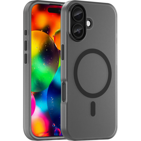 Hurtel Magnetic Abrasive Iphone 17 Case Compatible With Magsafe - Matte Black - (Magnetic Abrasive Series Matt Black Iphone 17)