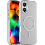 Hurtel Magnetic Abrasive Iphone 17 Case Compatible With Magsafe - Matte White - (Magnetic Abrasive Series Matt White Iphone 17)