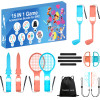 Hurtel Nintendo Switch 15-in-1 Family Accessory Pack 2 - Orange And Blue Set - (NS2-15)