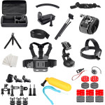 Hurtel Set Of 50 In 1 Accessories For Gopro Sjcam Sports Cameras 7426825352682 - (Gopro 50in1 set)