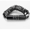Wozinsky Bicycle Lock For a Bicycle helmet, waterproof, 4-Digit Combination - Black - (WBN-01R)