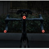 Wozinsky Waterproof Smart Tail Light 1pc - Black - (WIS-02)