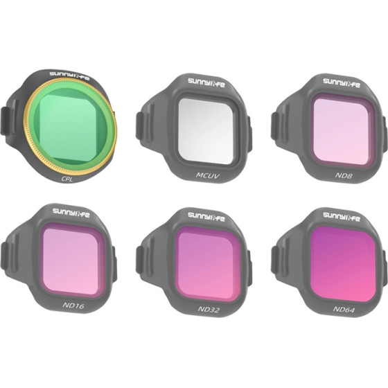 Sunnylife ��� 6 ������� Mcuv + Cpl + ND8 + ND16 + ND32 + ND64 ��� �� Mini 5 Pro - (N5P-FI099)