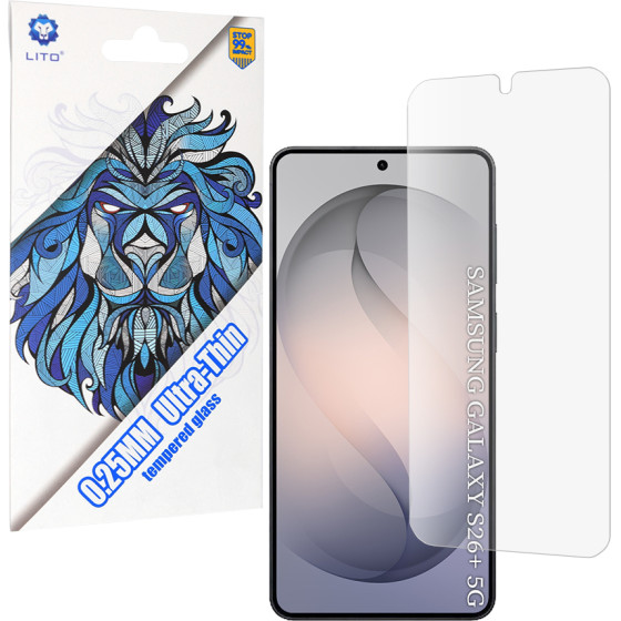Lito - 2.5D Classic Glass Ultra Thin - Samsung Galaxy S26 Plus - Clear