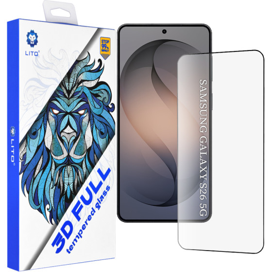 Lito - 3D Full Cover - Samsung Galaxy S26 - Black