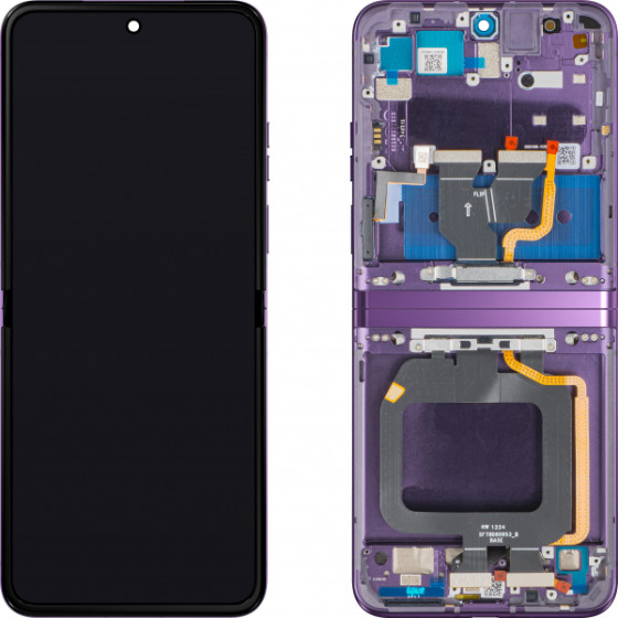 Motorola LCD Display Module for Razr 40, Sub Inner, Grape Compote - (5D68C22836, 5D68C23026, 5D68C22846)