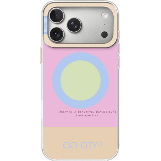 CiCi Case Candy Pastel MagSafe Apple iPhone 16 Pro Max /pink-yellow/