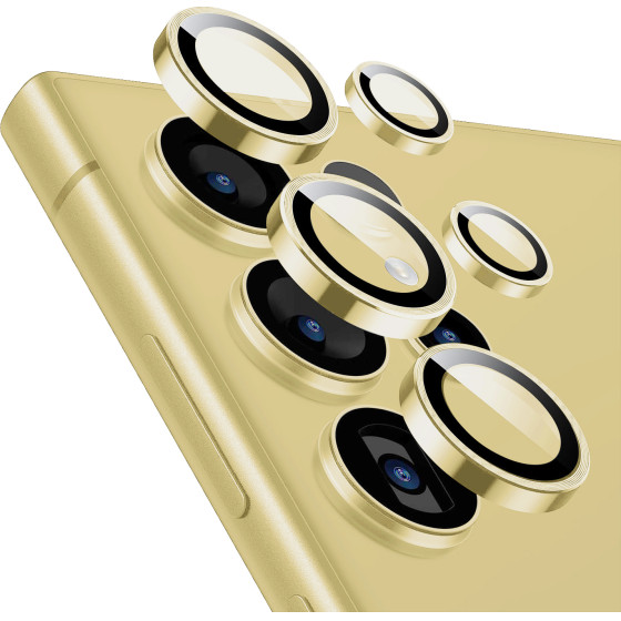Metal Camera Lens Samsung S24 Ultra High Quality /titanium yellow/ OEM
