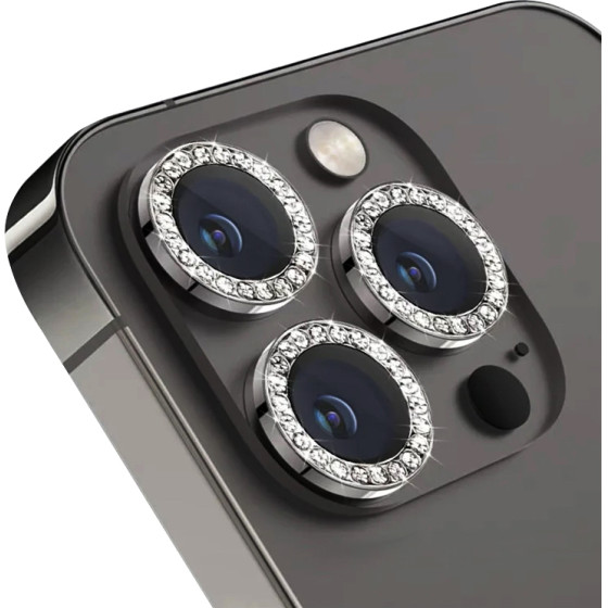 Metal Diamond Camera Lens Apple iPhone 13 Pro/13 Pro Max /black/ OEM