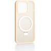 Metal ring MagSafe Apple iPhone 15 Pro /peach cream/ OEM