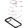 Metal ring MagSafe Samsung S22 Ultra /black/ OEM