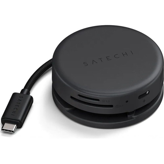 Satechi Adapter HUB 7in1 USB C Multiport ST-POTG7C midnight black