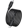 Hoco Silicone Cable USB C to Lightning 27W 1 m X124 black