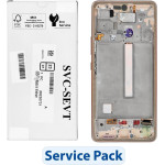 Samsung ServicePack LCD Display A53 5G A536B GH82-28024D Gold