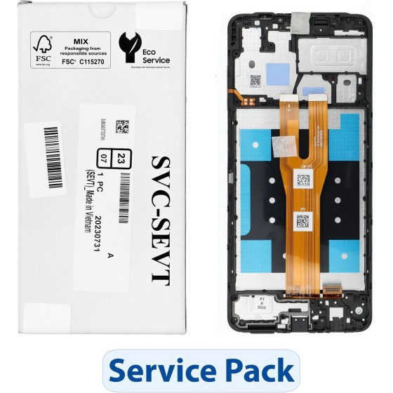 Samsung ServicePack LCD Display for A06 A065 GH81-26440A Black