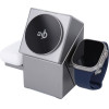 Wireless charger Forcell F-Energy 3in1 Rotation Cube Qi2 compatible with MagSafe (F-06) silver