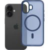 Case for iPhone 16 Flexline Mag Cover compatible with MagSafe navy blue OEM