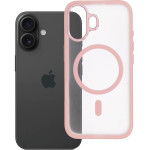 Case for iPhone 16 Flexline Mag Cover compatible with MagSafe pink OEM
