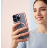 Case for iPhone 16 Flexline Mag Cover compatible with MagSafe pink OEM