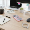 Case for iPhone 16 Flexline Mag Cover compatible with MagSafe pink OEM