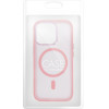 Case for iPhone 16 Flexline Mag Cover compatible with MagSafe pink OEM