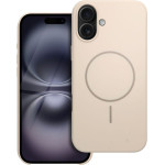 Case for iPhone 16 PLUS Premium Glossy Mag Cover compatible with MagSafe and Camera Control button white OEM