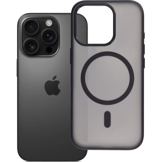 Case for iPhone 16 PRO Flexline Mag Cover compatible with MagSafe black OEM