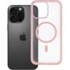 Case for iPhone 16 PRO MAX Flexline Mag Cover compatible with MagSafe pink OEM