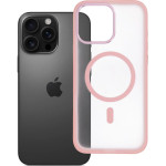 Case for iPhone 16 PRO MAX Flexline Mag Cover compatible with MagSafe pink OEM