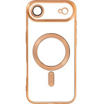 Case for iPhone 17 AIR Electro Mag Cover compatible with MagSafe gold OEM