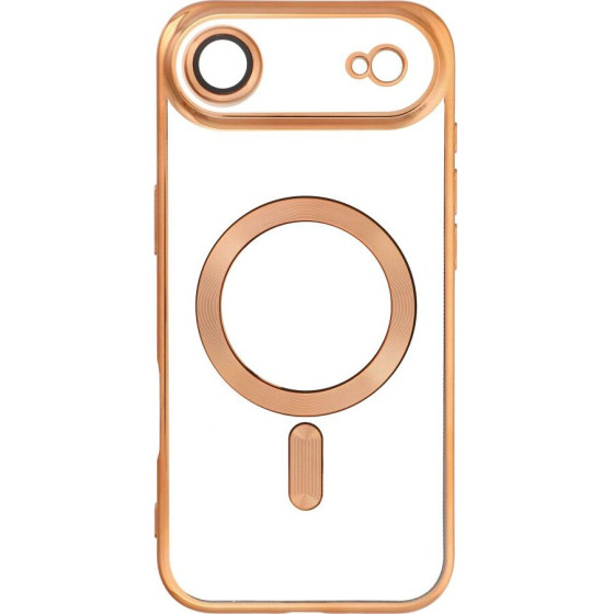 Case for iPhone 17 AIR Electro Mag Cover compatible with MagSafe gold OEM