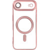 Case for iPhone 17 AIR Electro Mag Cover compatible with MagSafe gold-rose OEM
