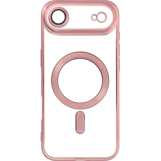 Case for iPhone 17 AIR Electro Mag Cover compatible with MagSafe gold-rose OEM