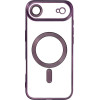 Case for iPhone 17 AIR Electro Mag Cover compatible with MagSafe purple OEM