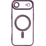 Case for iPhone 17 AIR Electro Mag Cover compatible with MagSafe purple OEM