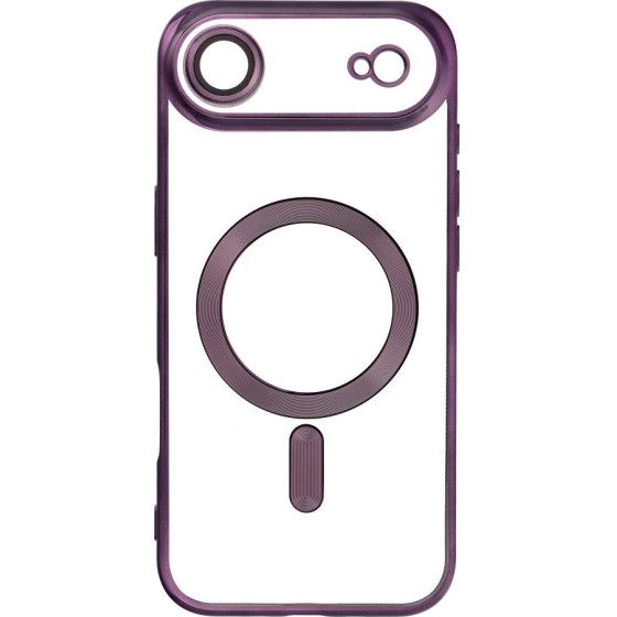 Case for iPhone 17 AIR Electro Mag Cover compatible with MagSafe purple OEM