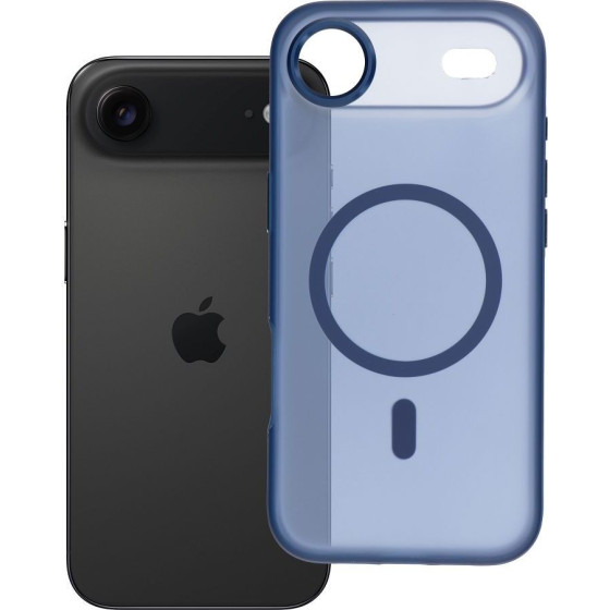 Case for iPhone 17 AIR Flexline Mag Cover compatible with MagSafe navy blue OEM