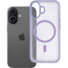 Case for iPhone 17 Flexline Mag Cover compatible with MagSafe purple OEM