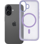 Case for iPhone 17 Flexline Mag Cover compatible with MagSafe purple OEM