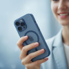 Case for iPhone 17 PRO Flexline Mag Cover compatible with MagSafe navy blue OEM