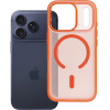 Case for iPhone 17 PRO Flexline Mag Cover compatible with MagSafe orange OEM